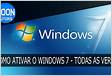 Como ativar o Windows 7 no regedit